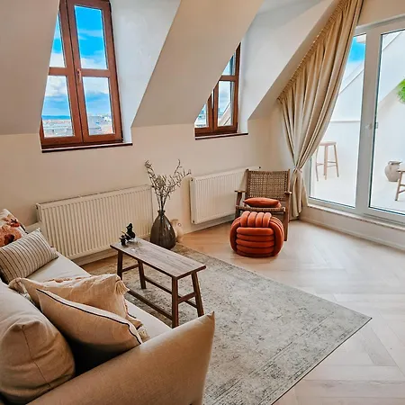 New Design Top-class Next To The Castle-free Parking-terrace Appartamento Bratislava