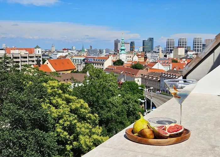 New Design Top-class Next To The Castle-free Parking-terrace Bratislava