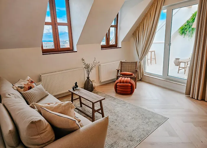 New Design Top-class Next To The Castle-free Parking-terrace Lägenhet Bratislava